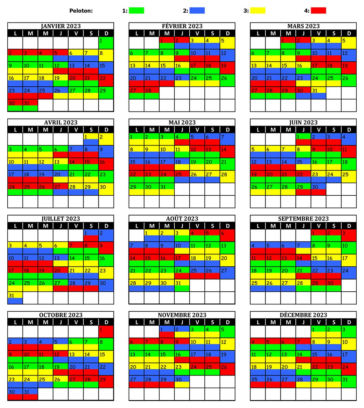 Calendrier manquant! Veuillez cliquer sur le lien pour télécharger le calendrier.