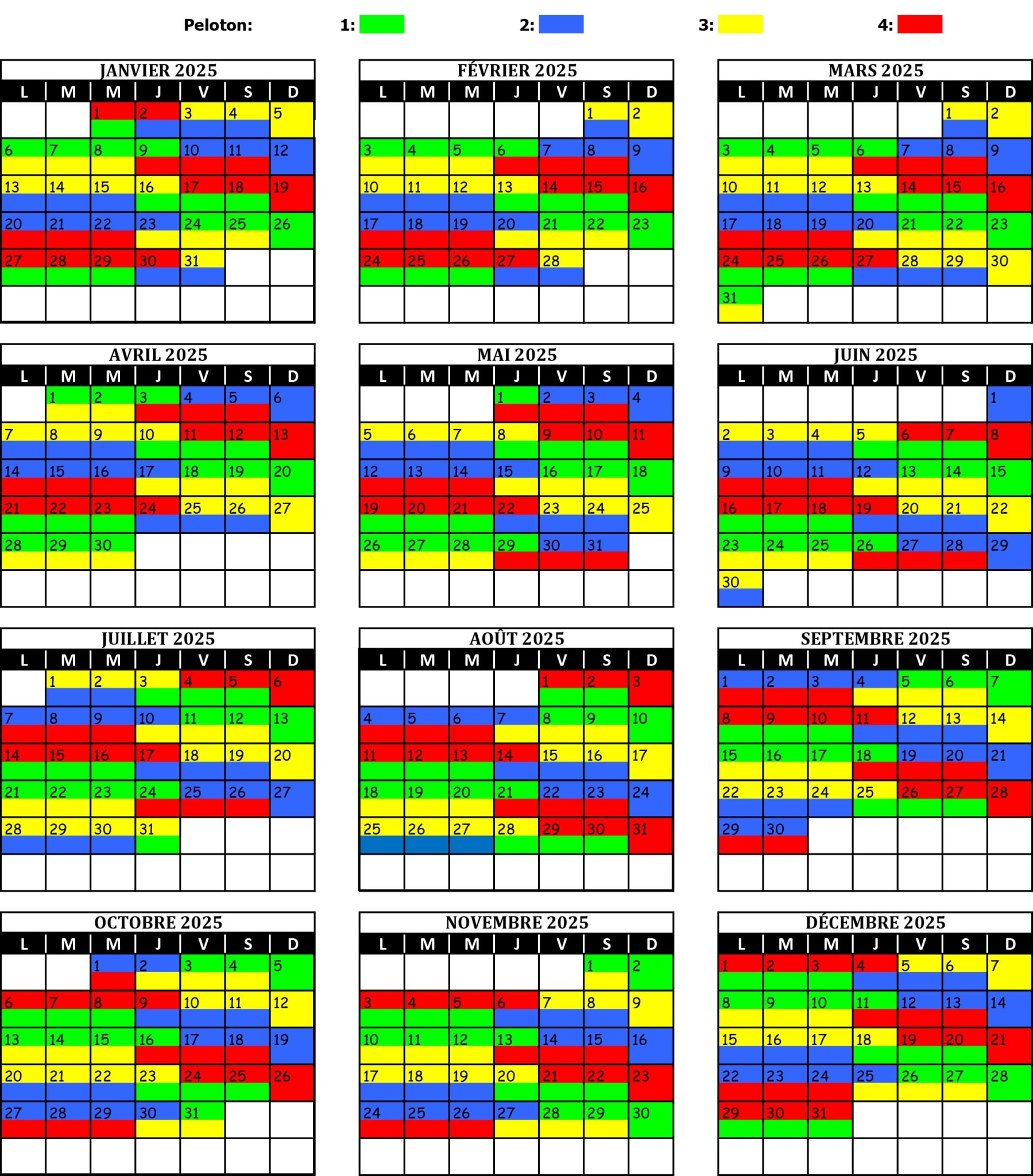 Calendrier manquant! Veuillez cliquer sur le lien pour télécharger le calendrier.