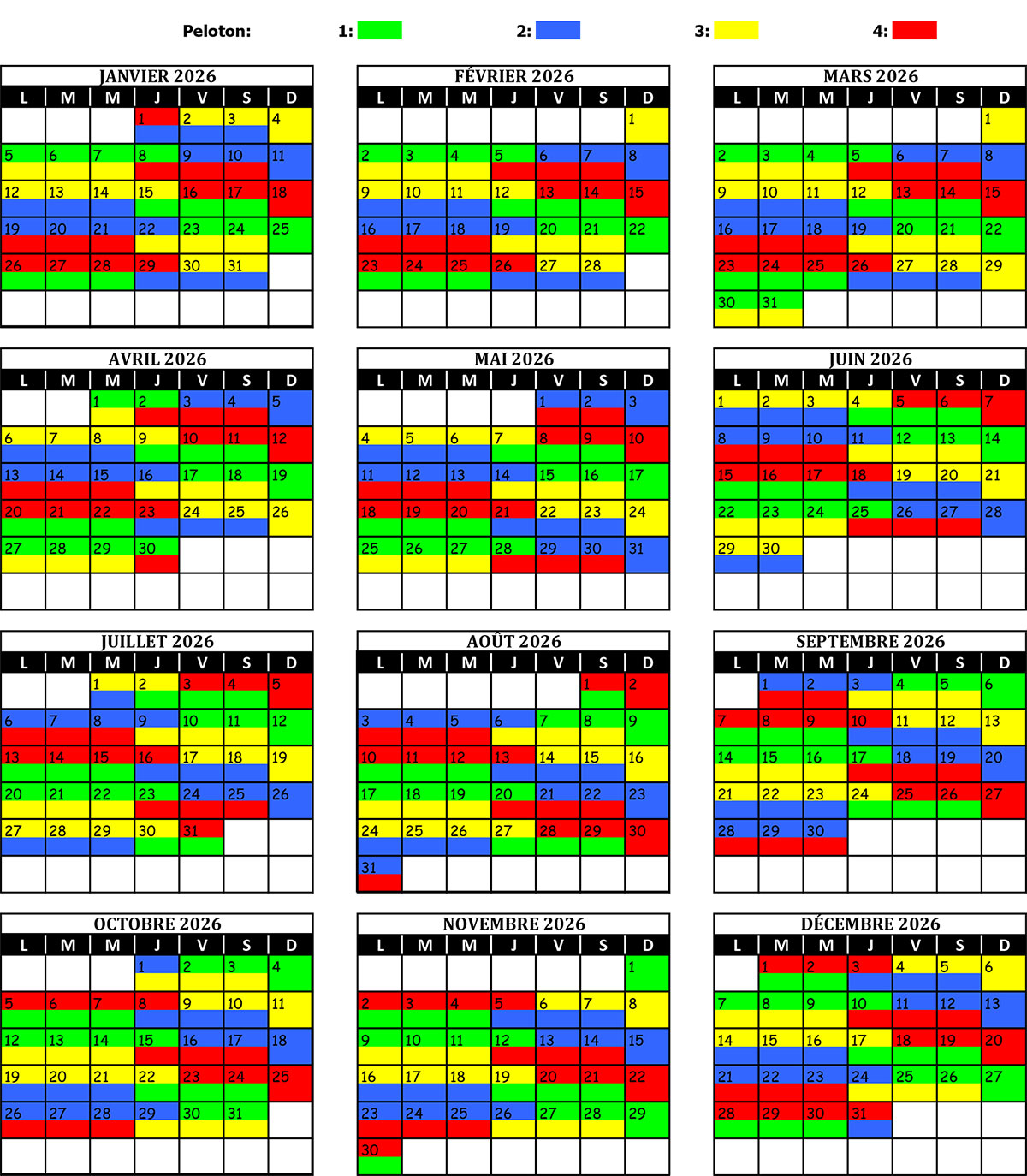 Calendrier manquant! Veuillez cliquer sur le lien pour télécharger le calendrier.